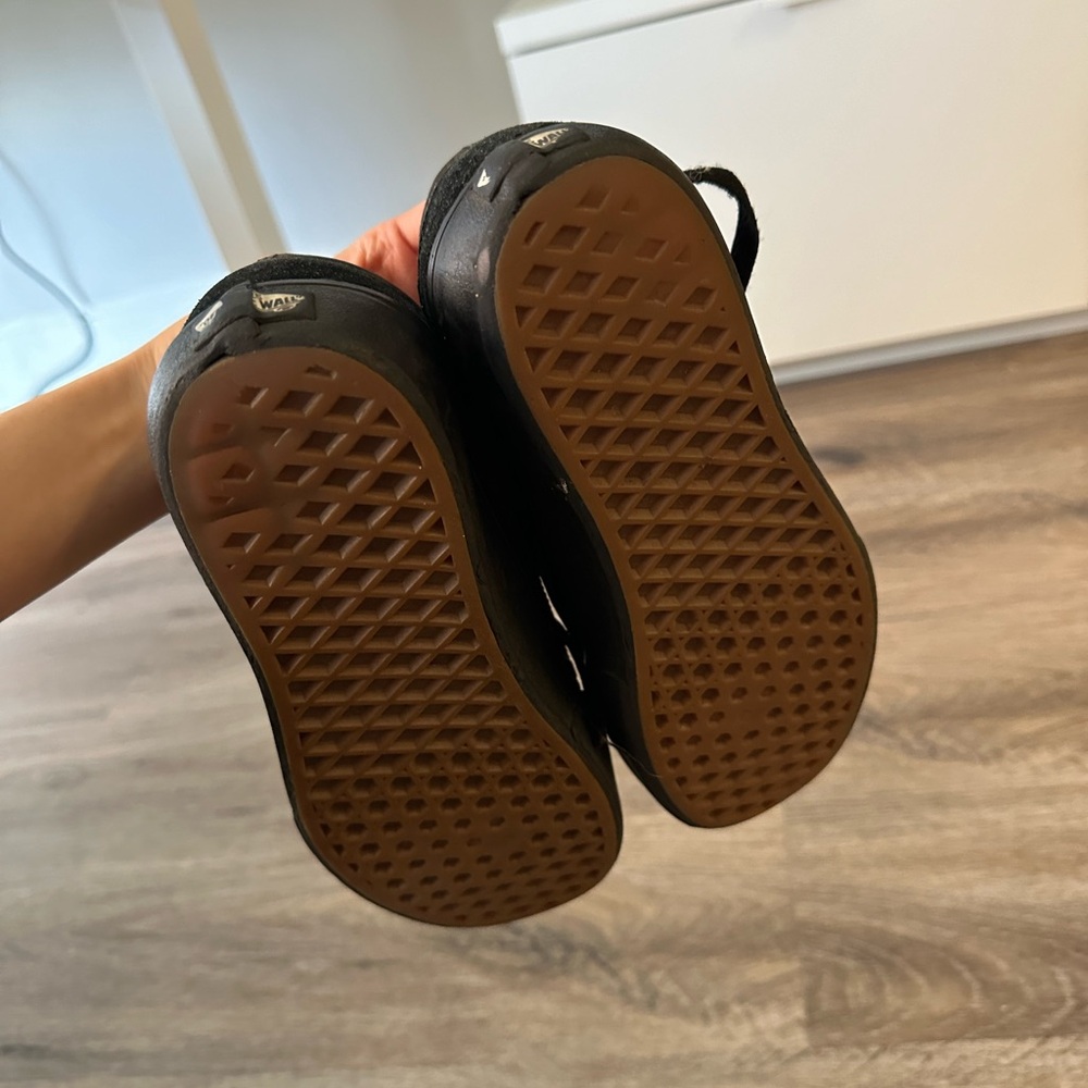 Black Vans Old Skool Stackform Platform Shoes - image 4